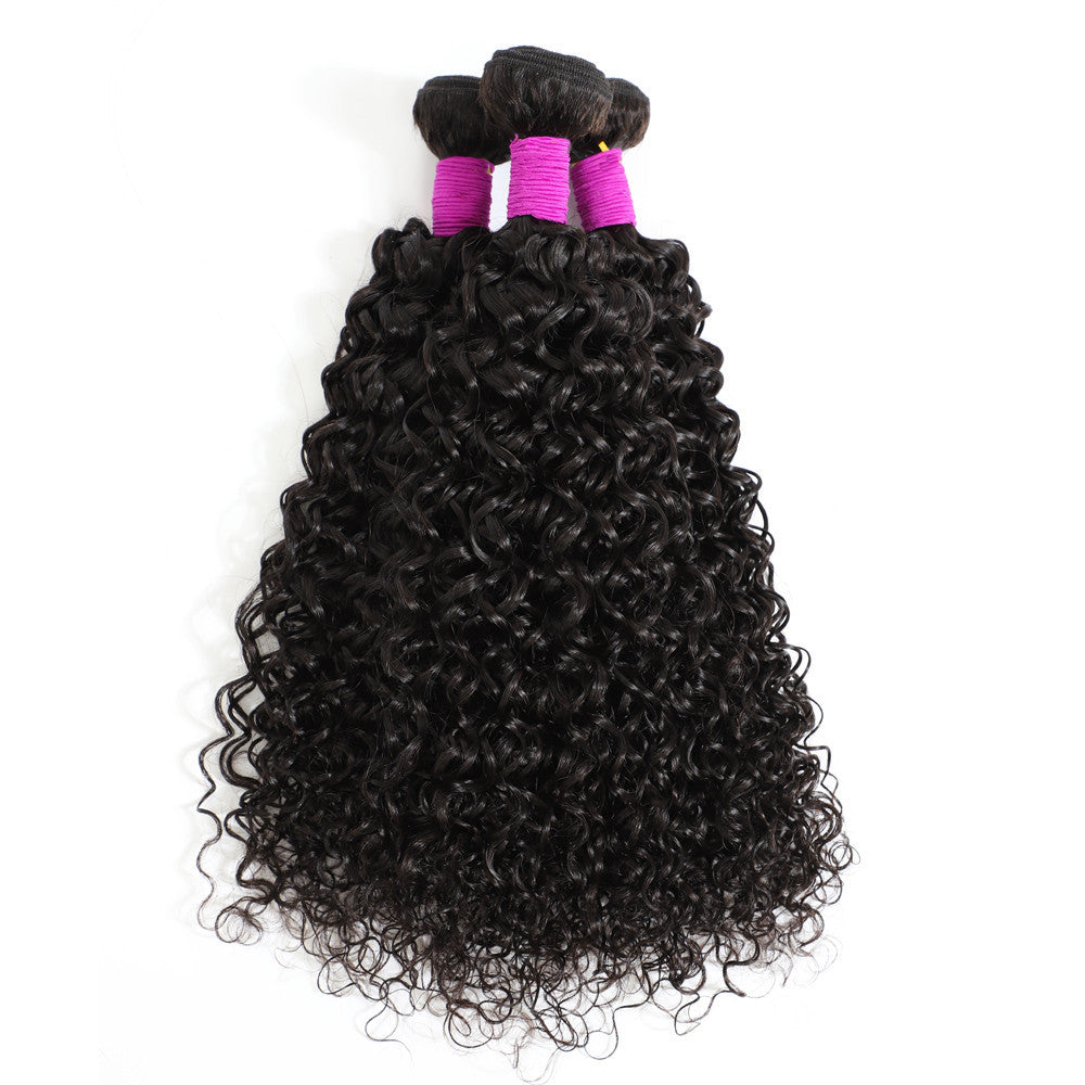 12A Grade Curly Human Hair 3 Bundles Hair Extensions