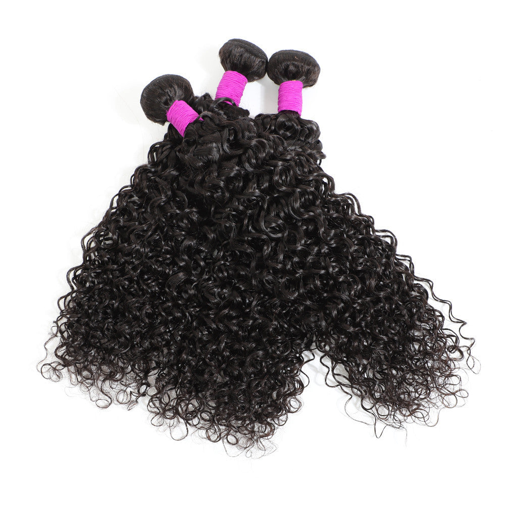 12A Grade Curly Human Hair 3 Bundles Hair Extensions