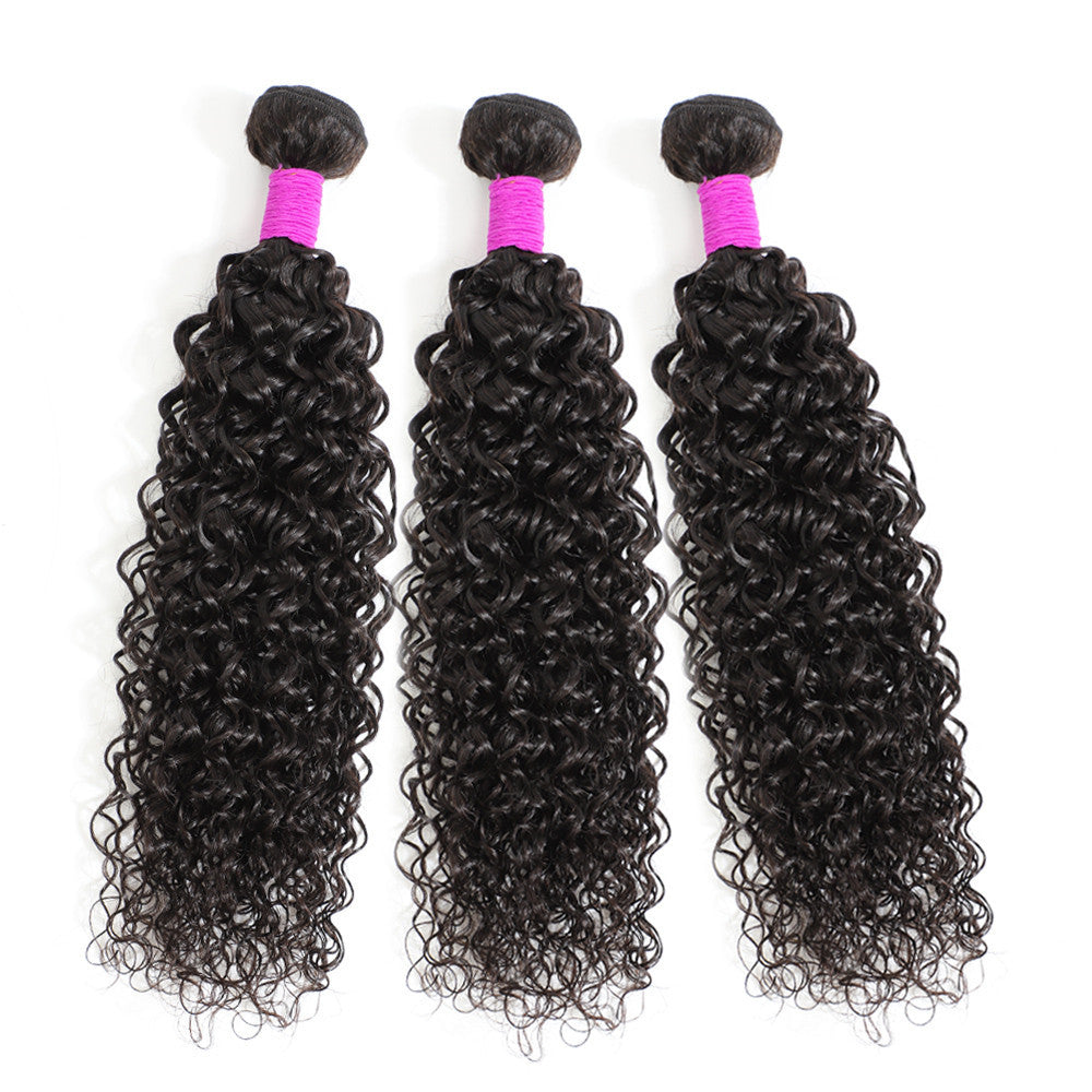 12A Grade Jerry Curly Human Hair 1 Bundle Hair Weft