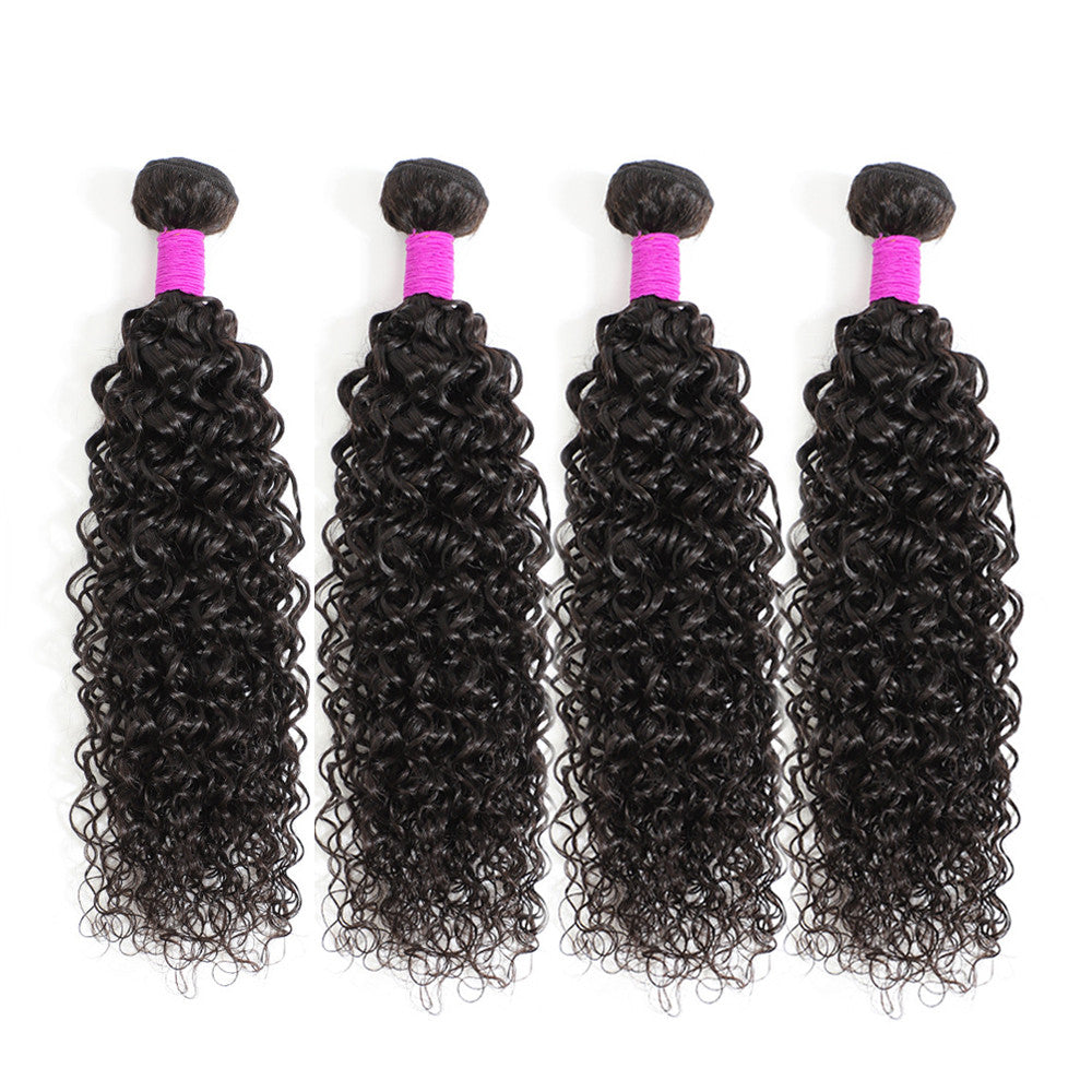 12A 100% Virgin Curly Human Hair 4 Bundles Hair Extensions