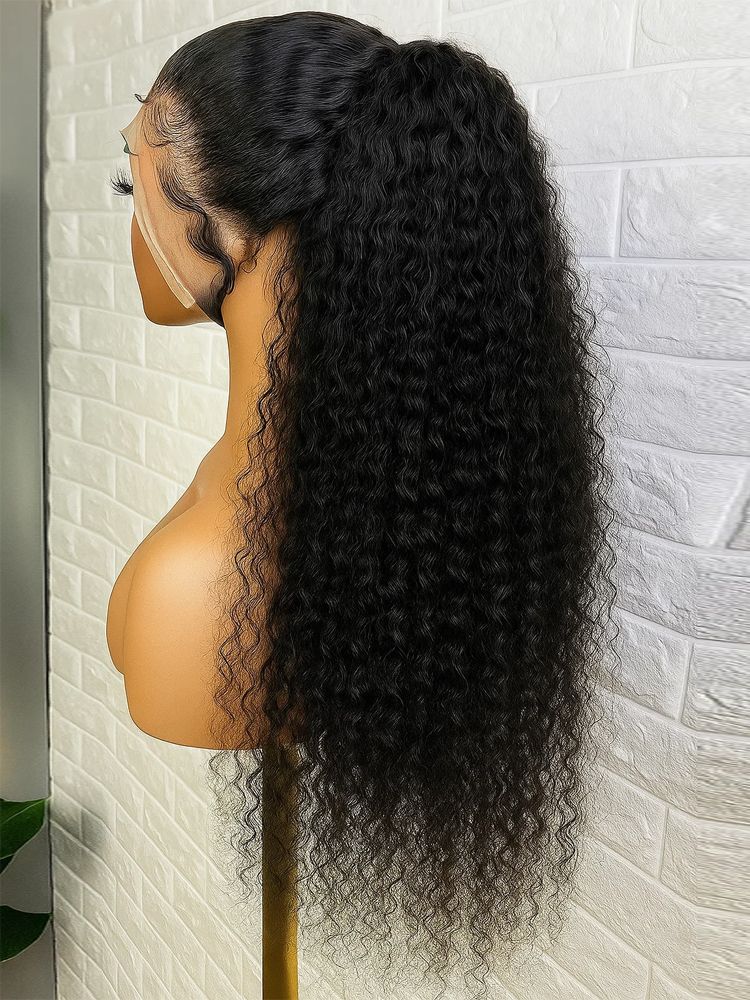 Brazilian Deep Wave Virgin Human Hair 13x6 Lace Frontal Hair Wigs