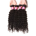 4 Bundles 10A 100% Virgin Deep Wave Human Hair Extensions