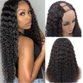 Brazilian Deep Wave Virgin Human Hair U Part Wigs
