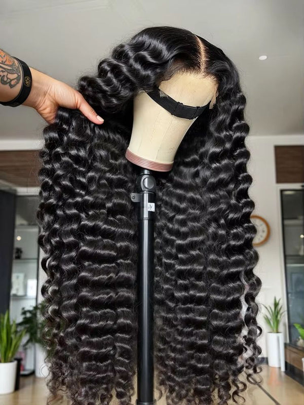 Brazilian Loose Deep Wave Virgin Human Hair 13x6 Lace Frontal Hair Wigs
