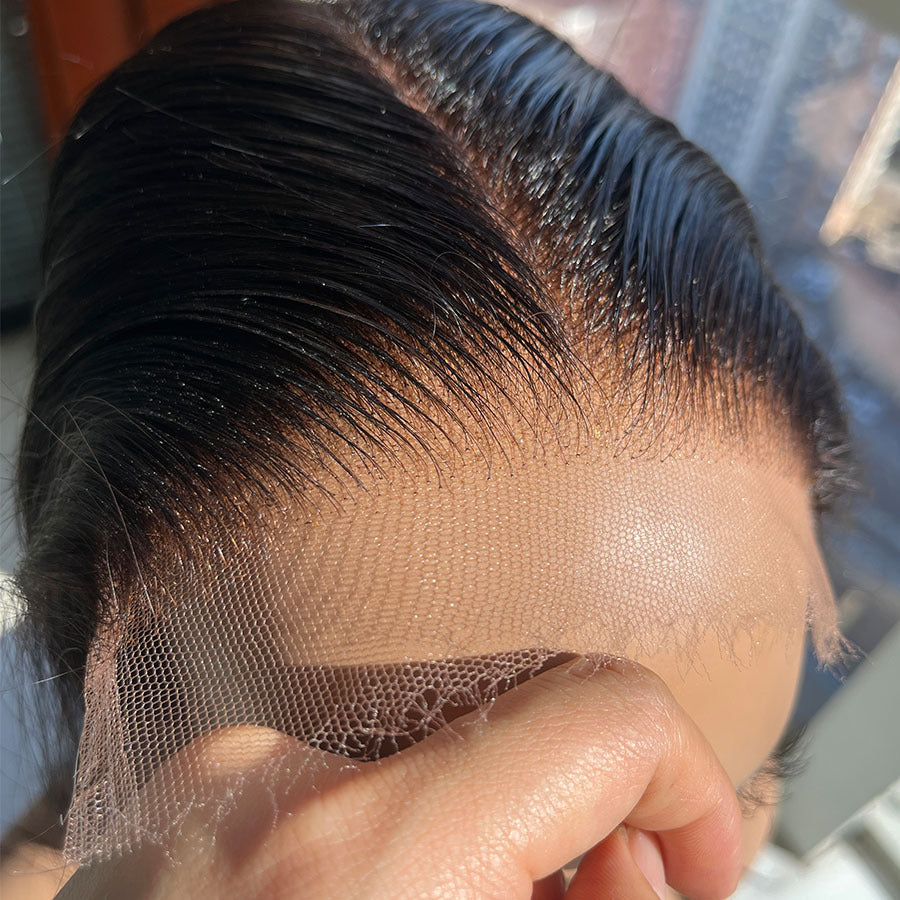 100% Virgin Human Hair Kinky Straight 4x4 5x5 13x4 INVISIBLE HD Lace Wigs