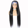 Straight Human Hair Headband Wigs