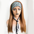 P4/27 Highlight Color Straight Human Hair Headband Wigs