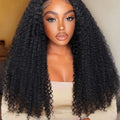 Brazilian Kinky Curly Virgin Human Hair 13x6 Lace Frontal Hair Wigs