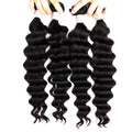 4 Bundles 10A 100% Virgin Loose Deep Human Hair Extensions