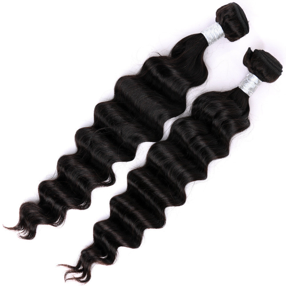 3 Bundles 10A Grade Loose Deep Wave Human Hair Extensions