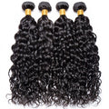 4 Bundles 10A 100% Virgin Water Wave Human Hair Extensions