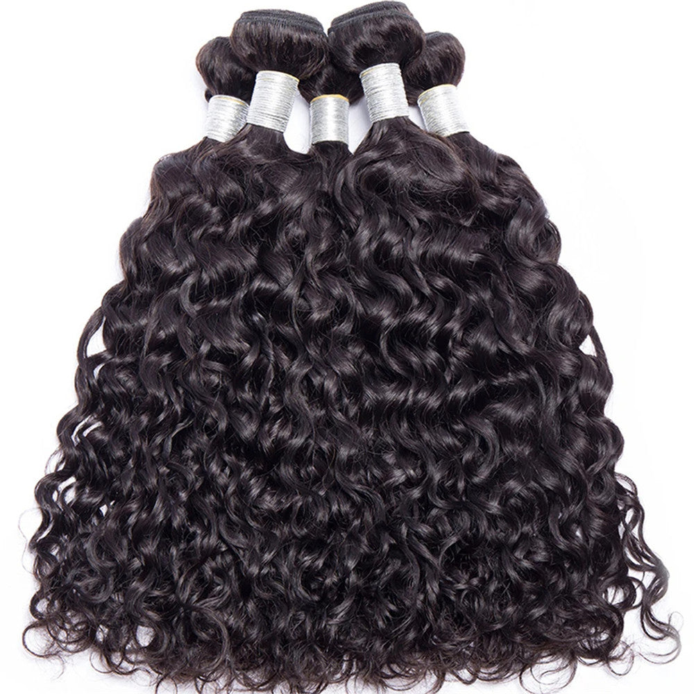 1 Pcs Hair Bundle 10A Grade Water Wave Human Hair Weft