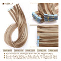 P12/613 Tape In Human Hair Extensions 40Pcs/Pack=100g