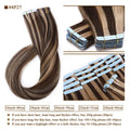 P4/27 Tape In Human Hair Extensions 40Pcs/Pack=100g