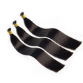 I Tip Straight Human Hair Extensions 100g Dark Color #1~#12