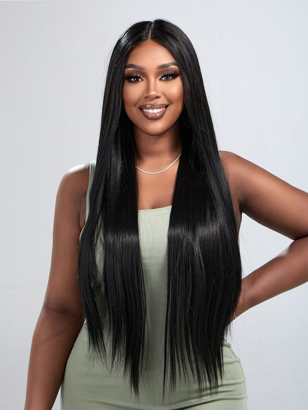 Brazilian Silky Straight Virgin Human Hair 13x6 Lace Frontal Hair Wigs