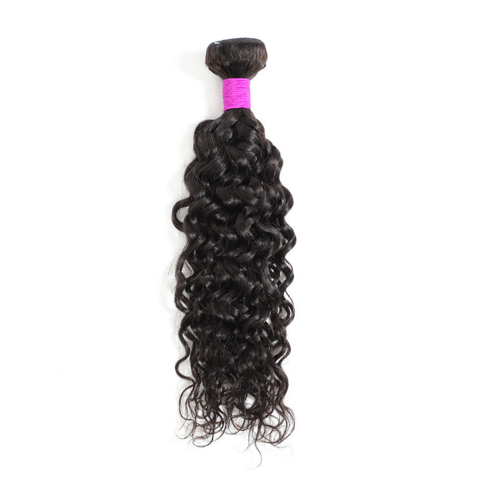 12A Grade Water Wave Human Hair 1 Bundle Hair Weft