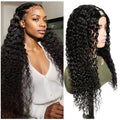Brazilian Water Wave Virgin Human Hair U Part Wigs