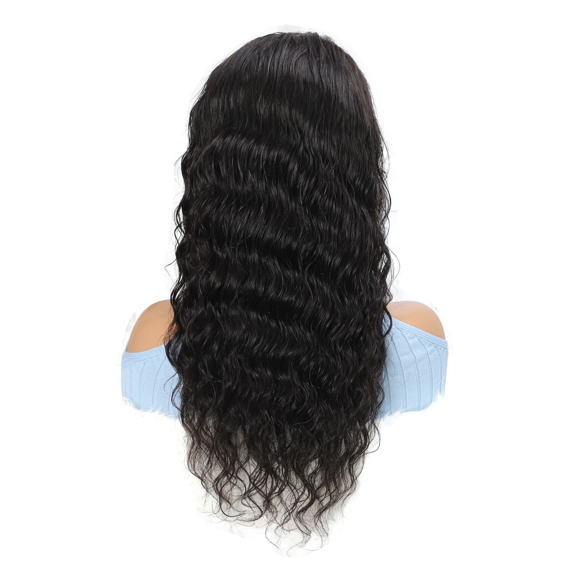 Water Wave Virgin Human Hair 13x4 Lace Frontal Wig