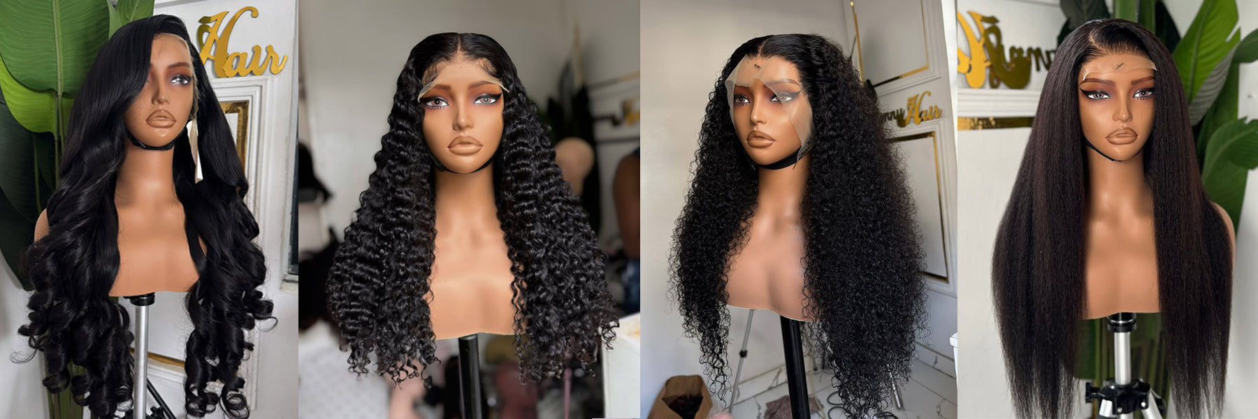 HD Lace Human Hair Wigs, Hair Bundles, Closure&Frontal, Lace Braid Wig ...