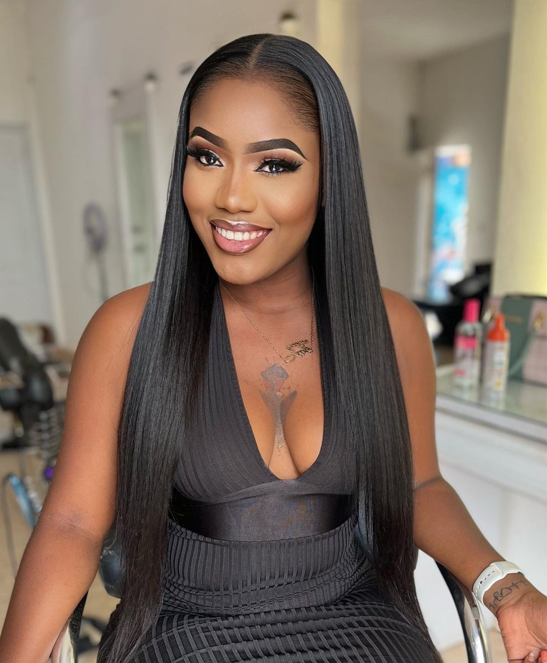 Cheap Straight Human Hair T Part Lace Wigs
