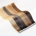 Dark Color Tape In Human Hair Extensions 40Pcs 100g/Pack