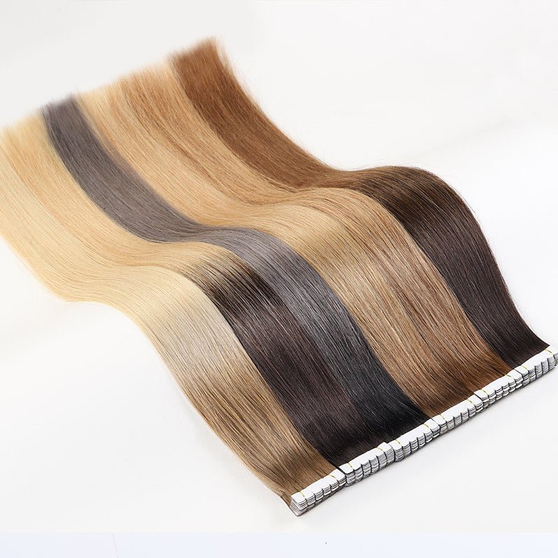 Dark Color Tape In Human Hair Extensions 40Pcs 100g/Pack