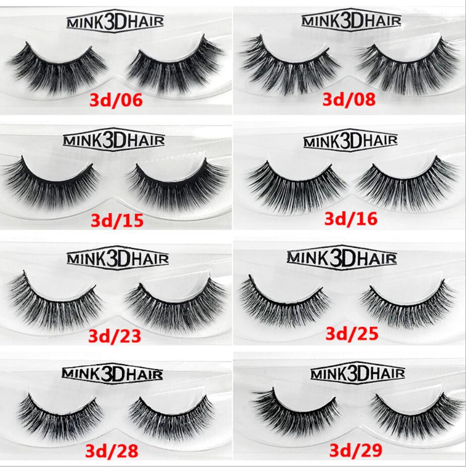 3D Mink Eyelashes 1 Pair/Set False Eyelashes Natural Long Realistic Eyelashes Wholesale Price - CocoBeautySupply
