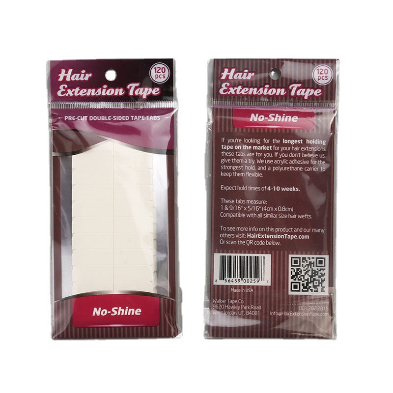 120Pcs/Pack Tape Tabs Double Sided Replacement Tape in Hair Extensions Adhesive Hair Extension Tapes