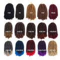Crochet Spring Twist Ombre Hair Extension Crochet Braids Synthetic Braiding Hair Jamaica Bounce Fluffy Twist 30 Strands 100g/Pack